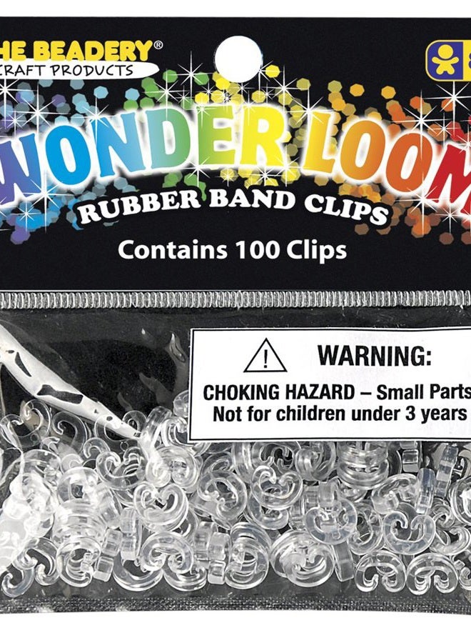 The Beadery 7307 100 C Clips, Crystal - Image 1