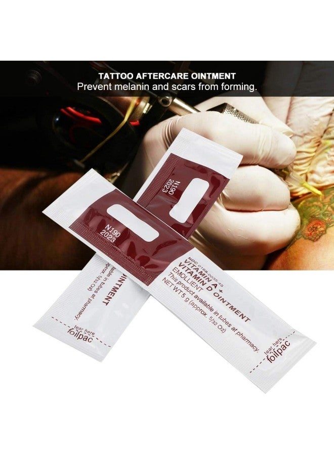 klarako 100Pcs/Bag Tattoo Aftercare Repairing Cream, Professional Recovery Scar Healing Ointment,Permanent Makeup Tattoo Body Art Repair Aftercare Recovery Ointment - Image 2