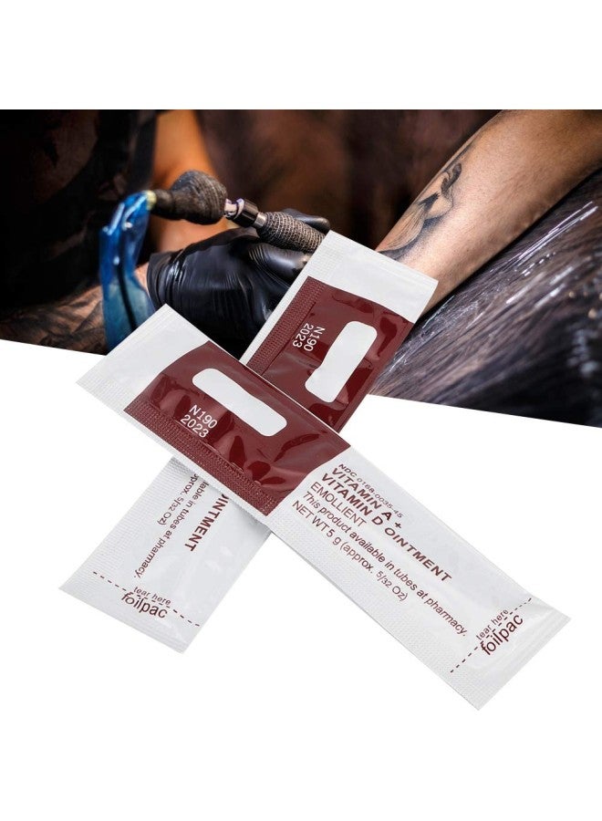 klarako 100Pcs/Bag Tattoo Aftercare Repairing Cream, Professional Recovery Scar Healing Ointment,Permanent Makeup Tattoo Body Art Repair Aftercare Recovery Ointment - Image 3