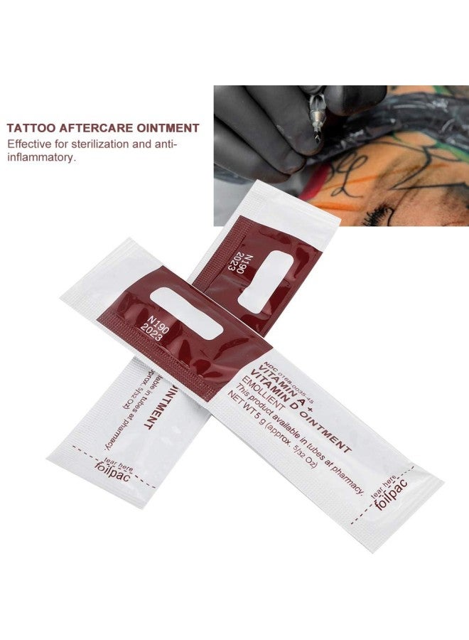 klarako 100Pcs/Bag Tattoo Aftercare Repairing Cream, Professional Recovery Scar Healing Ointment,Permanent Makeup Tattoo Body Art Repair Aftercare Recovery Ointment - Image 5
