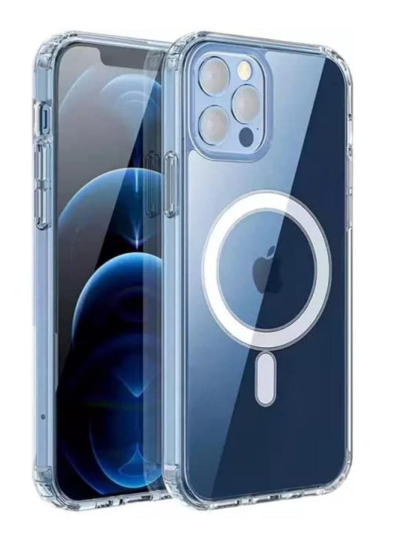 Iphone 14 Pro Max Case with Magnetic Ring Compatible with Mag-Safe Accessories, Slim Fit, Anti-Yellowing Shockproof Protective Case for Iphone 14 pro max - Image 1