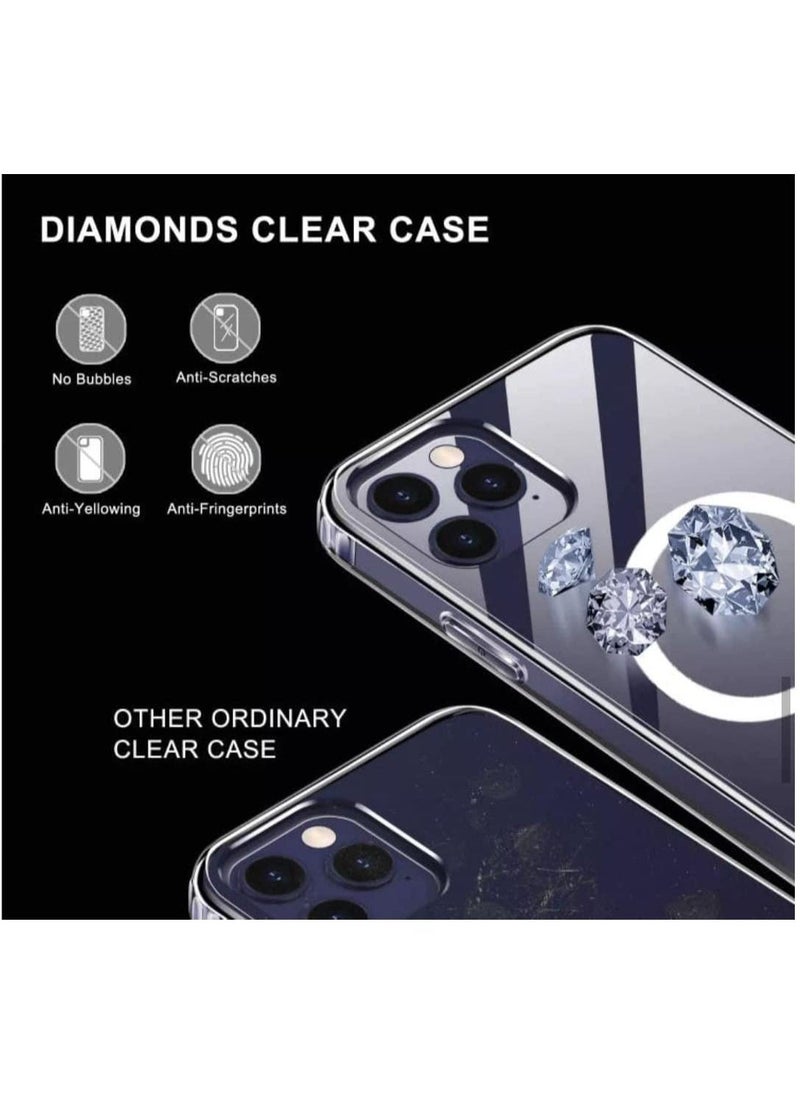 Iphone 14 Pro Max Case with Magnetic Ring Compatible with Mag-Safe Accessories, Slim Fit, Anti-Yellowing Shockproof Protective Case for Iphone 14 pro max - Image 5
