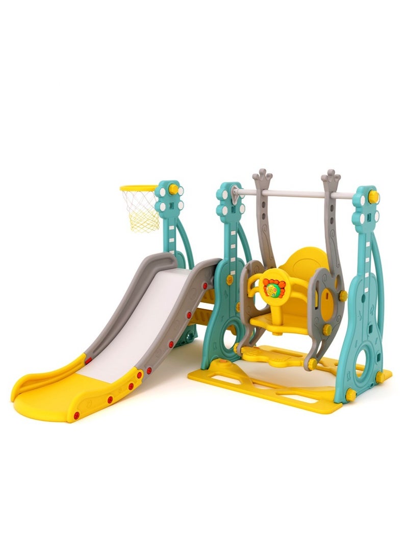 FULL JOY Guitar Slide With Swing And Basketball Hoop 3*1.Multicolour  - Image 1
