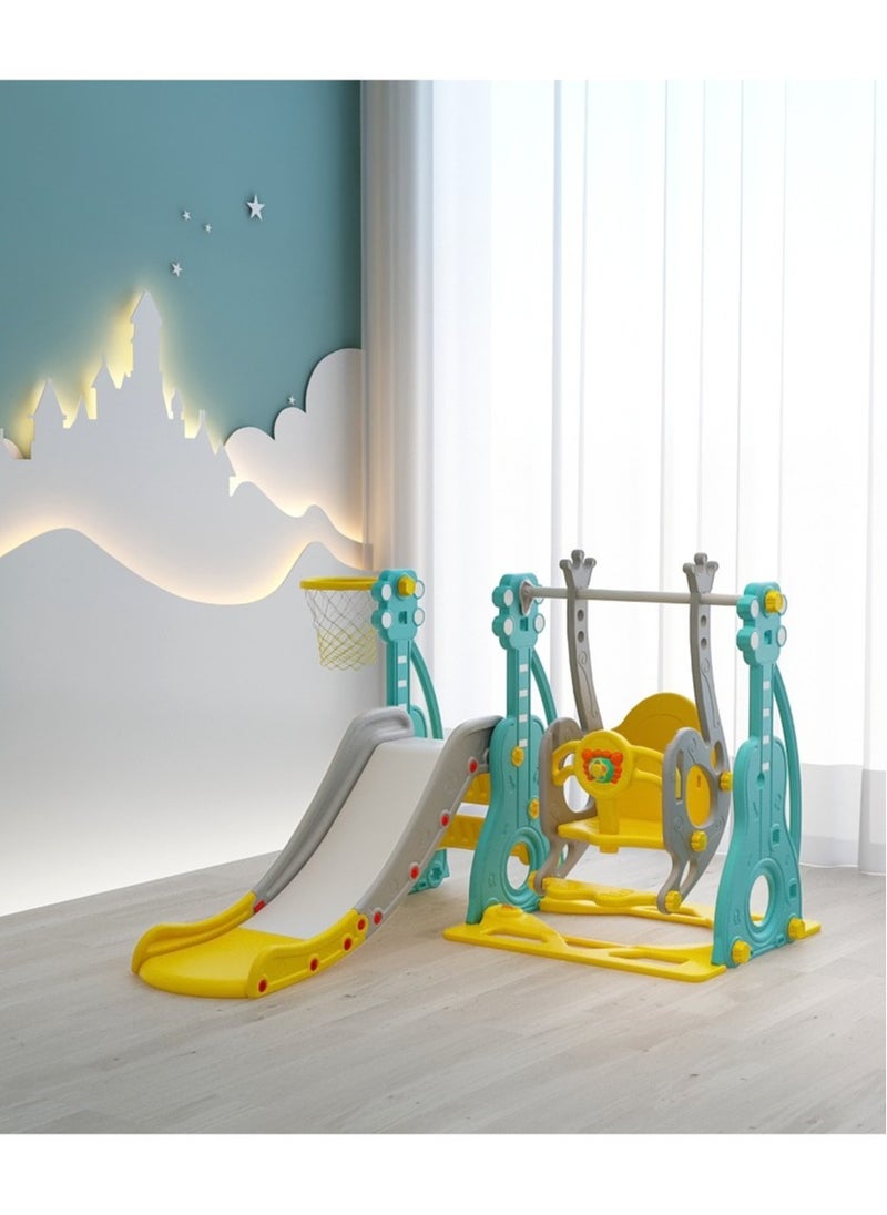 FULL JOY Guitar Slide With Swing And Basketball Hoop 3*1.Multicolour  - Image 2