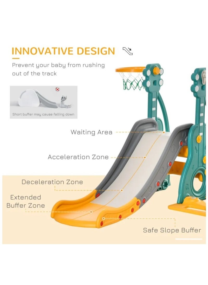 FULL JOY Guitar Slide With Swing And Basketball Hoop 3*1.Multicolour  - Image 4