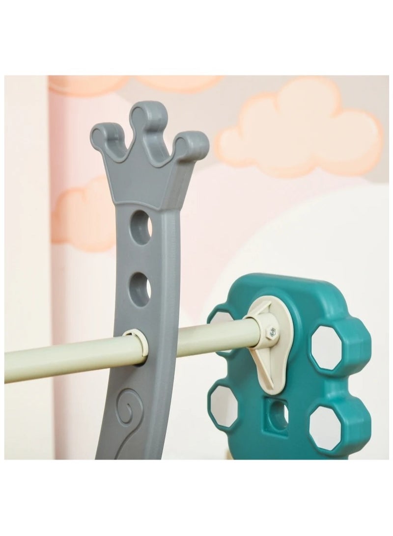 Guitar Slide With Swing And Basketball Hoop 3*1.Multicolour
