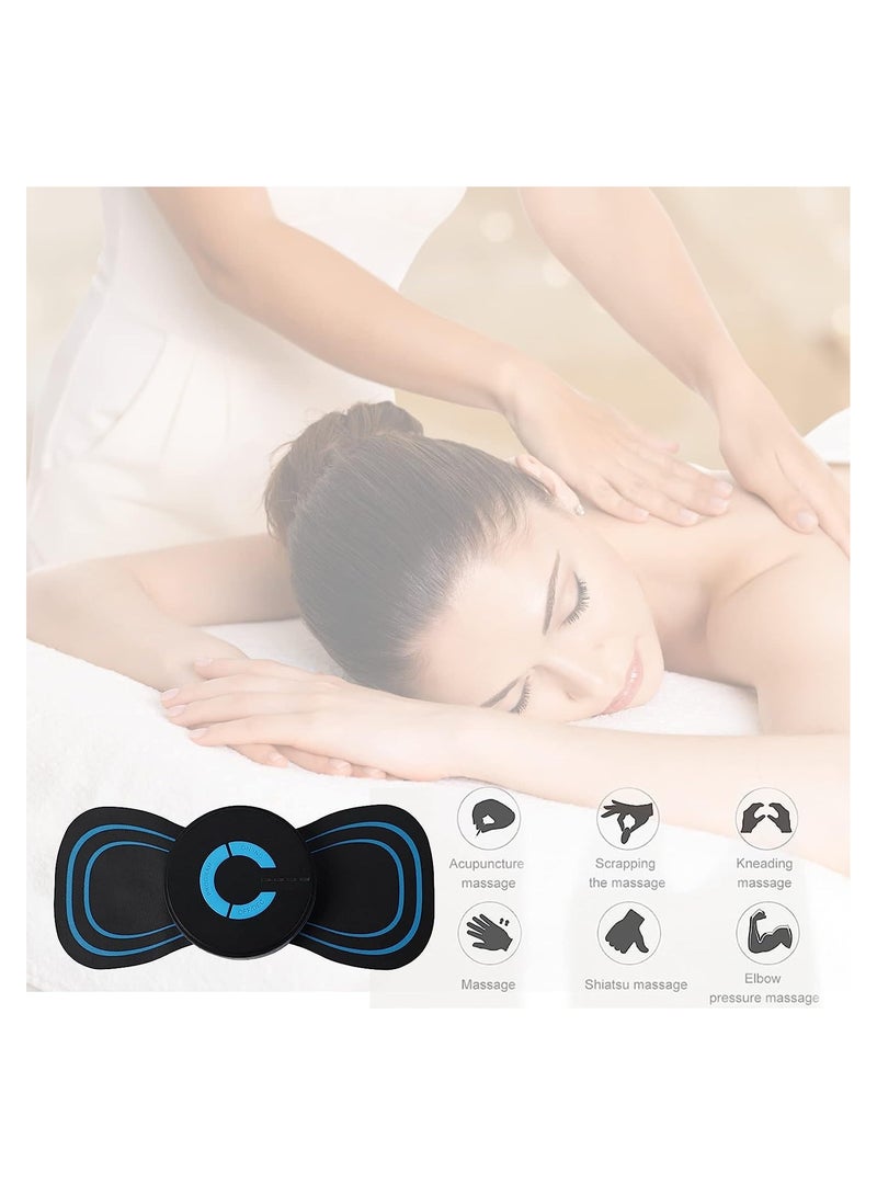إسكدنيا New smart mini portable ems shoulder and neck pulse cervical massage paste household electric small neck massager 185 cervical massage stickers - Image 2