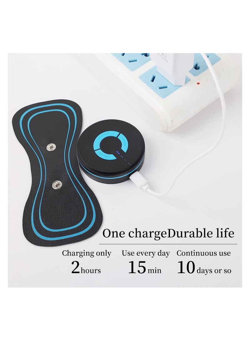 إسكدنيا New smart mini portable ems shoulder and neck pulse cervical massage paste household electric small neck massager 185 cervical massage stickers - Image 5