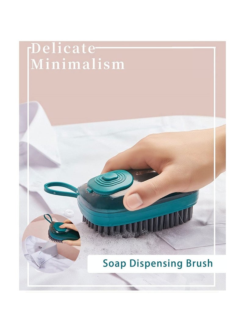 1pc Dishwashing Cleaning Brush, Anti-Slip Design High Quality Durable Soft Bristle Cleaning Brush for Bathtub, Tile, Sink, Curtain Tablecloth Cleaning Scrubbing Brush - Image 3