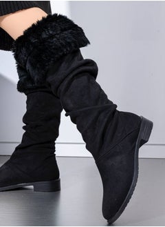 LIFESTYLISH Knee-High Suede - Black LB-9  - Image 2