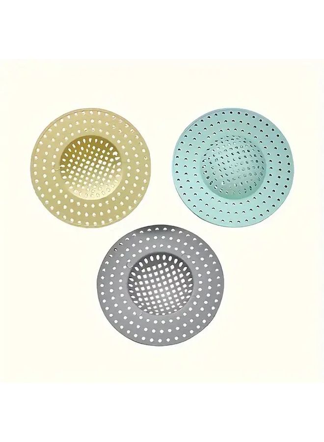 Heavy Duty Plastic Sink And Floor Drain Filter 1pc Anti Clogging For Shower Bathtub Kitchen Easy Installation - Image 1