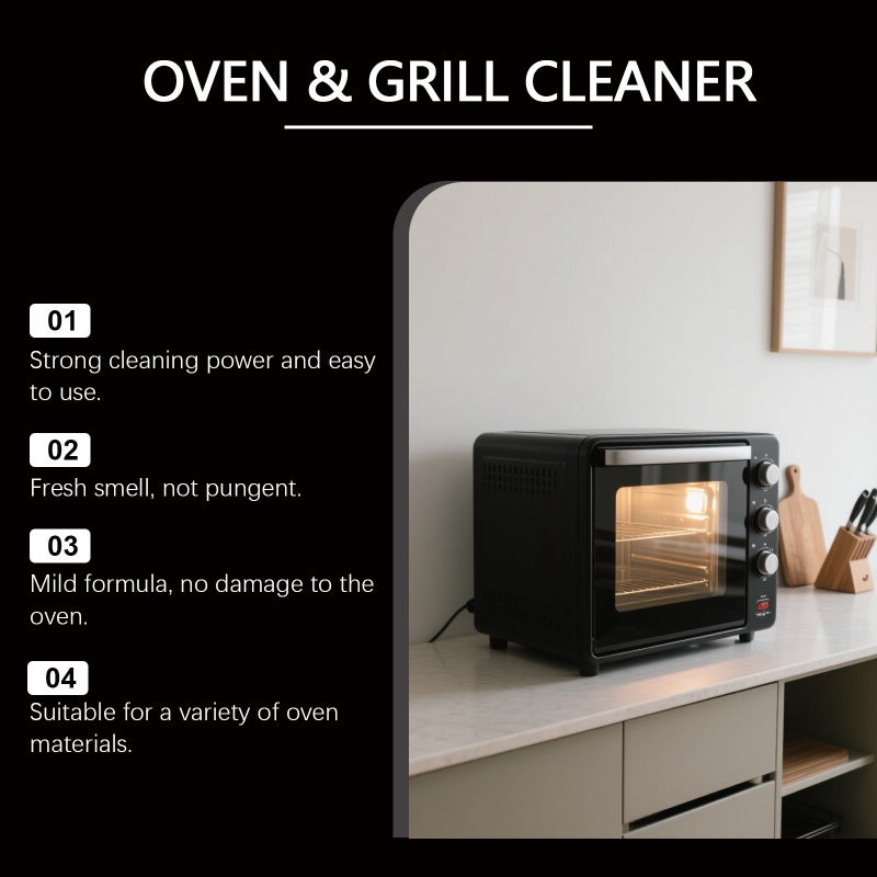 Jakehoe Oven Cleaning Spray Daily Household Kitchen Degreasing And Stain Removal Convenient Cleaning Spray - Image 5
