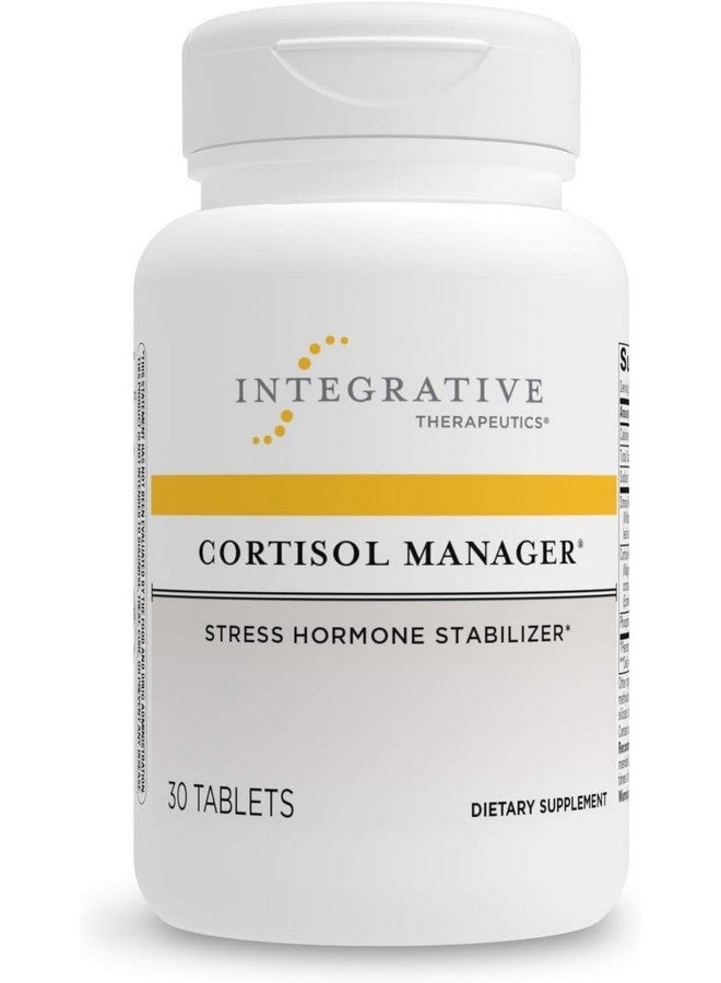 Integrative Therapeutics - Cortisol Manager - Supplement with Ashwagandha and L-Theanine - Supports Relaxation & Calm* - 30 Tablets - Image 1