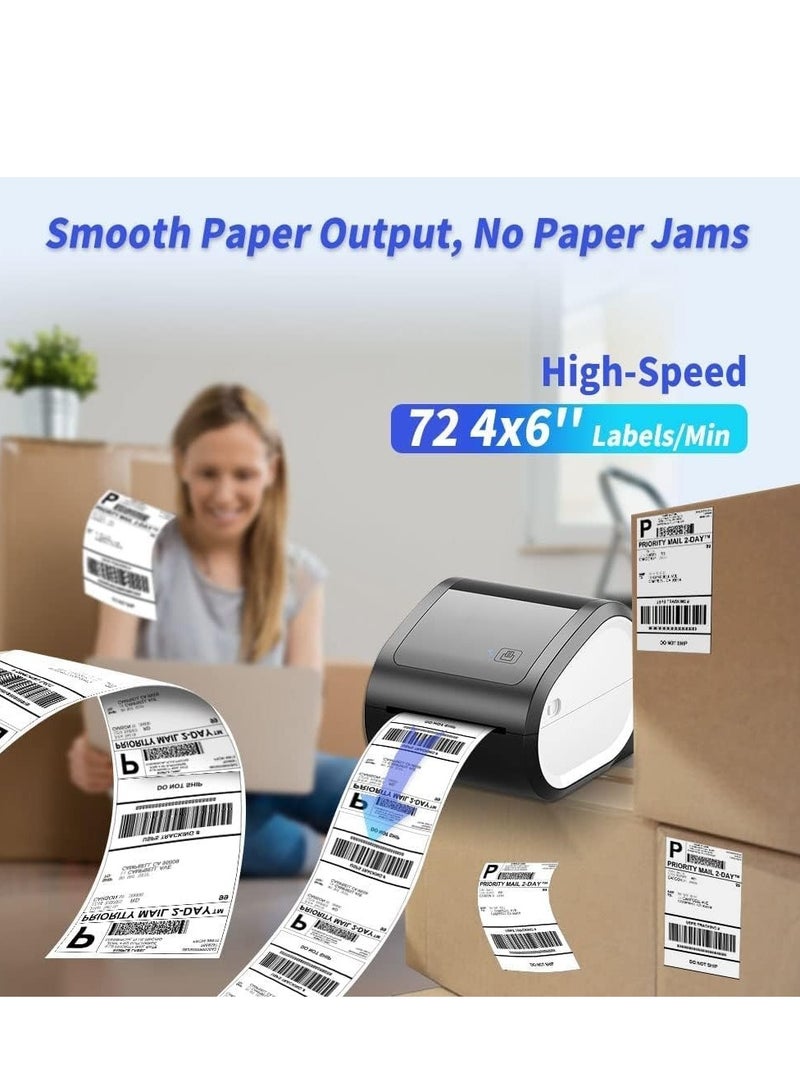 D520-BT Bluetooth Thermal Shipping Label Printer Wireless Desktop Printer For Barcode Address Labels, Size: US