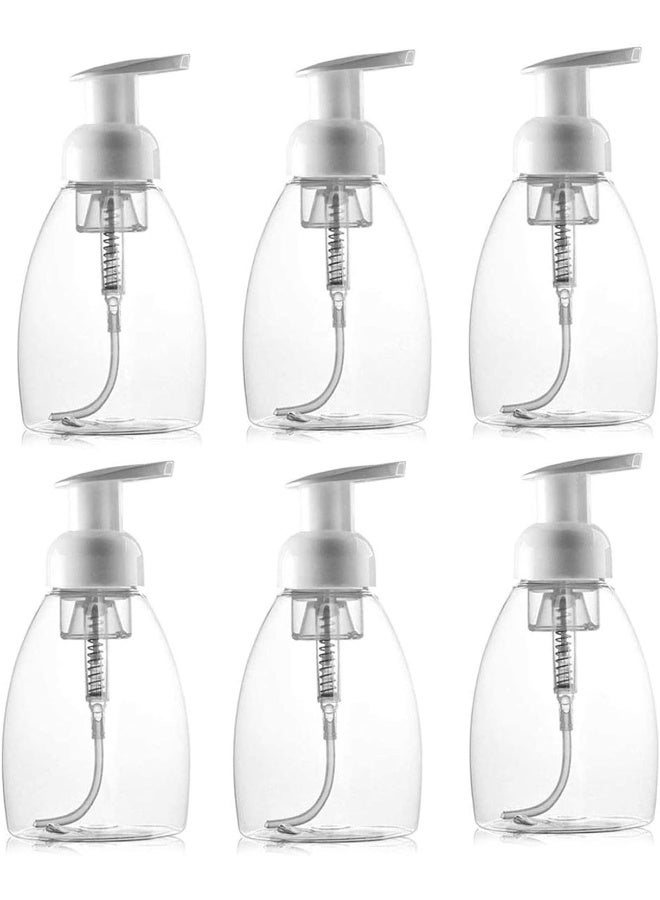 Bekith 12 Pack Foaming Soap Dispenser Pump Bottles 8oz 250ml Foaming Hand Soap Dispenser Refillable Liquid Soap Foaming Dispenser Empty Plastic Bottles for Kitchen Bathroom Commercial Clear - Image 3