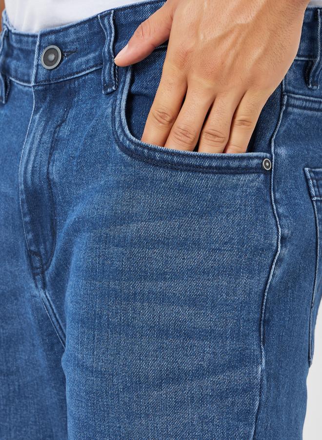 ستايلي بنطال جينز قصة عادية وخصر متوسط - Image 3