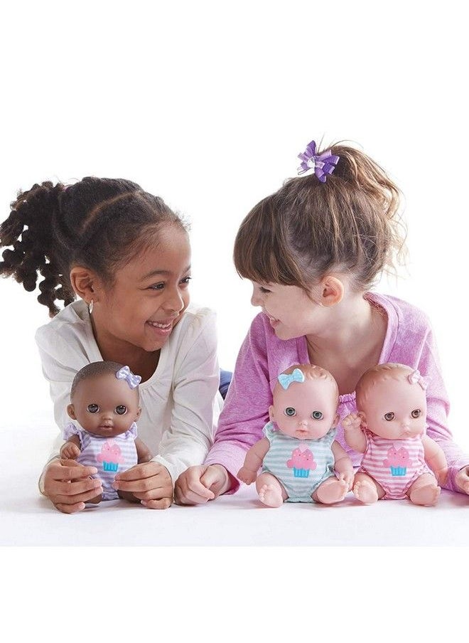 JC TOYS Adorable Lil' Cutesies Lila African American All Vinyl Water Friendly Doll 8.5"  - Image 5