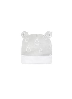 Mothers Choice 3-Piece Newborn Gift Set- Hat, Booties, Mittens Age- Newborn to 6 Months Grey  - Image 3