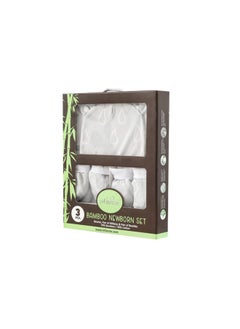 Mothers Choice 3-Piece Newborn Gift Set- Hat, Booties, Mittens Age- Newborn to 6 Months Grey  - Image 5