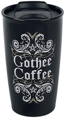Alchemy Gothic The Vault Gothee Coffee Double Walled Ceramic Mug - Image 1