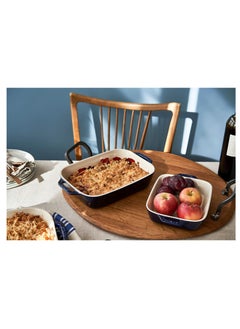 STAUB Staub Ceramic 2-pc Rectangular Baking Dish Set - Dark Blue  - Image 3