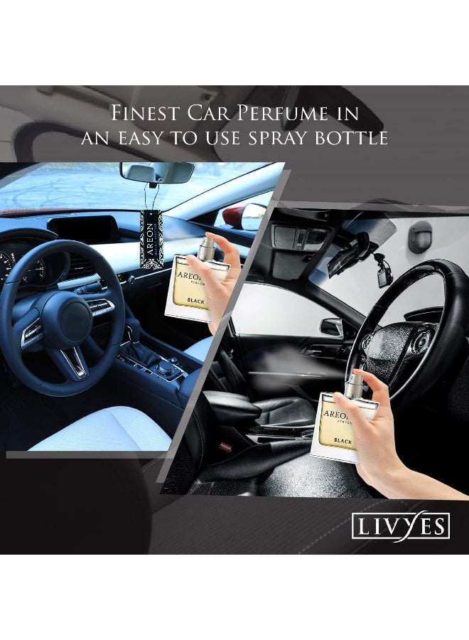 Areon Luxury Air Freshener Car Perfume (Gold 50ml) - Image 5