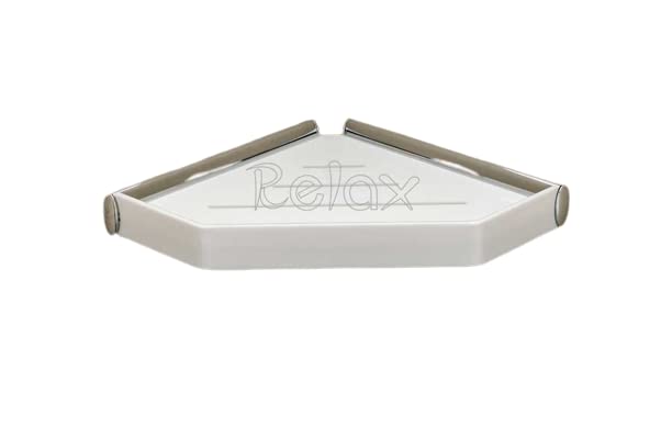 Relax New Corner Acrylic ShelfAcrylic Chrome Unbreakable Corner Acrylic Wall Shelf Number of Shelves 1 New r112 10 10 inches 5 mm Thickness - Image 3