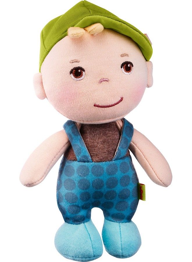 HABA Mini Soft Doll Matteo Tiny 6" First Baby Boy Doll From Birth And Up - Image 1