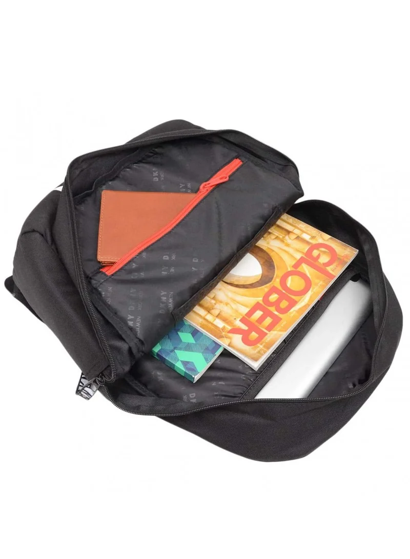 دكني حقيبة ظهر للكمبيوتر المحمول DKNY Zoom Business Travel Daypack للرجال والنساء والمراهقين (أسود)