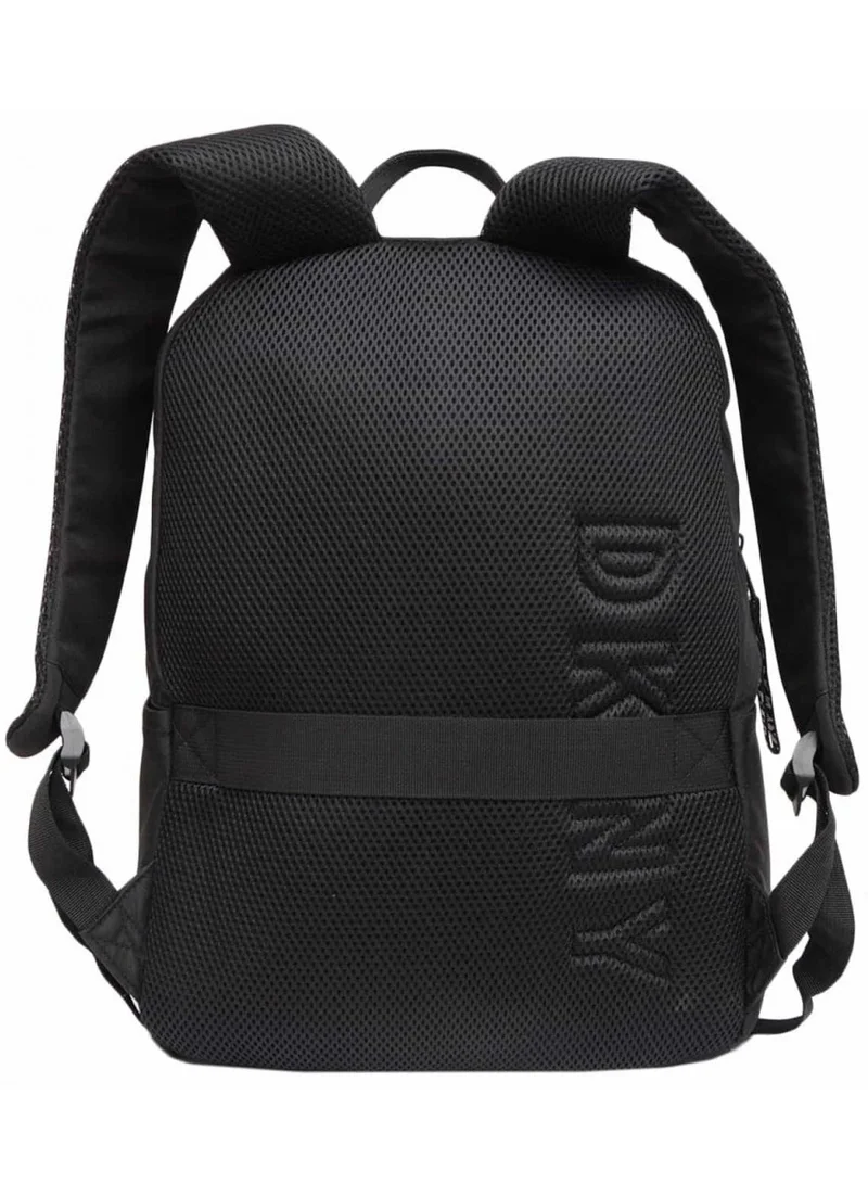 دكني حقيبة ظهر للكمبيوتر المحمول DKNY Zoom Business Travel Daypack للرجال والنساء والمراهقين (أسود)