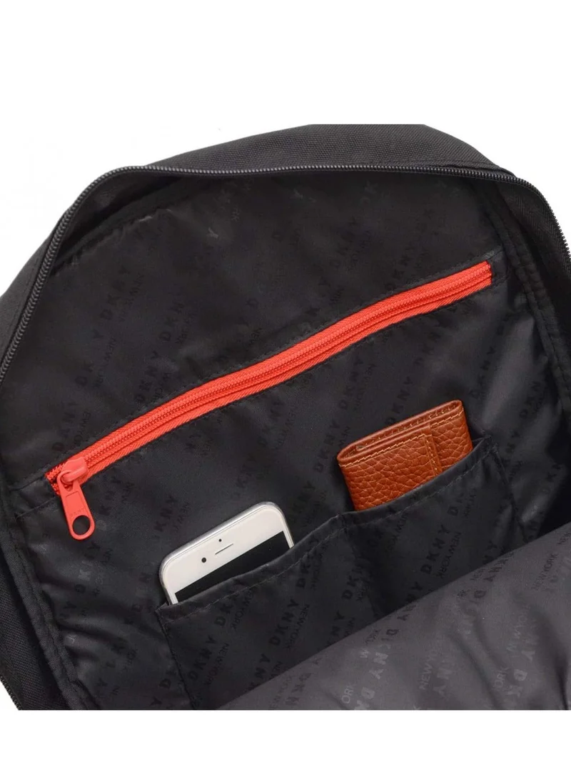 دكني حقيبة ظهر للكمبيوتر المحمول DKNY Zoom Business Travel Daypack للرجال والنساء والمراهقين (أسود)