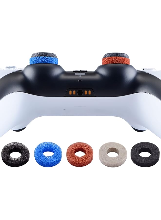 playvital Playvital 5 Pairs Aim Assist Target Motion Control Precision Rings For Ps5 For Ps4 Xbox Series X/S Xbox One Xbox 360 Switch Pro Controller 5 Colors 3 Different Strength  - Image 1