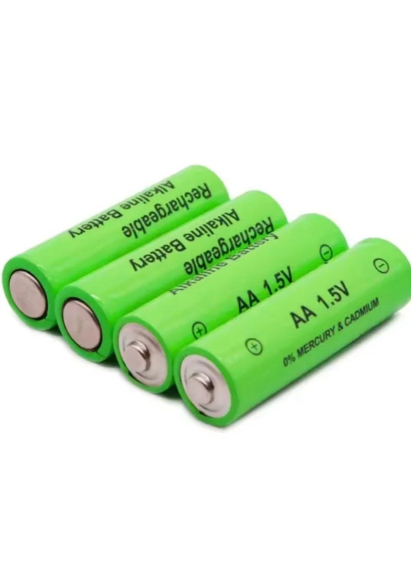 XTREME Rechargeable battery, size AA, lithium ion, rechargeable batteries, high quality, consisting of 4 pieces, charging, green  - Image 2