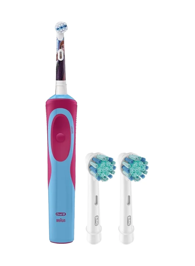 Oral-B Vitality D12 Frozen Rechargeable Kids Tooth Brush Frozen + Eb 10 2K Kids Brush Head