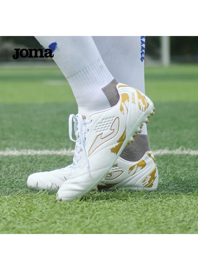 Joma Children's Soccer Shoes For Boys And Girls, Youth And Student Mg Short Studs Breathable Football Training Shoes, Light Blue, Size 36 - Image 3