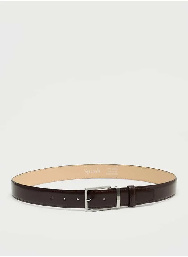 Ecko Unltd. Ecko Leather Belt with Pin Buckle Closure