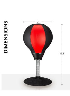 SYOSI Stress Buster Desktop Punching Bag - Suctions to Your Desk, Heavy Duty Stress Relief Ball, Funny Gifts for Boss or Coworker  - Image 5