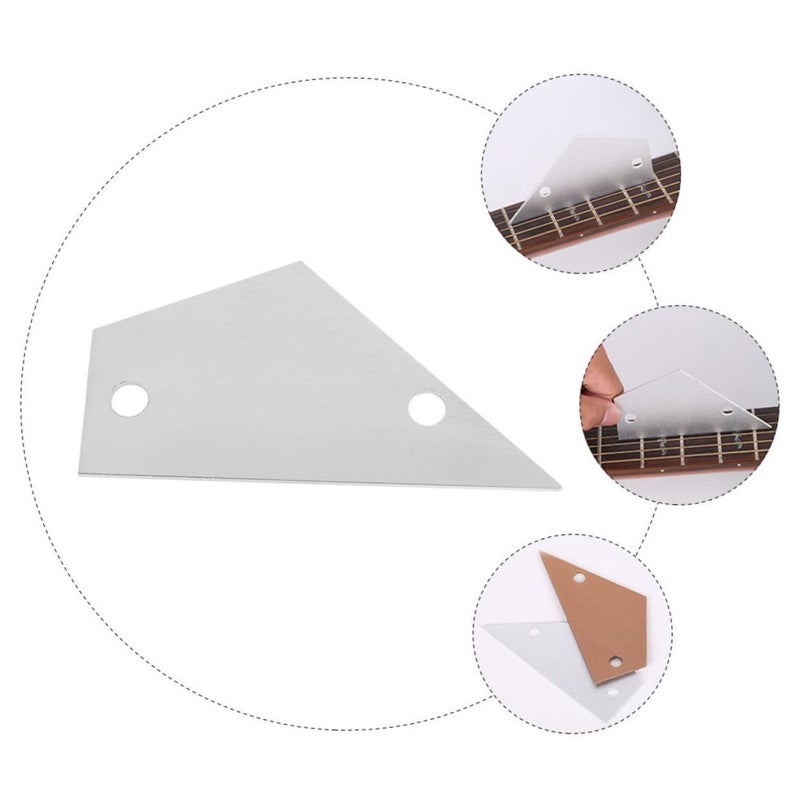 Metal Bass Leveling Tool Serrated Edge String Height Gauge for Guitar Fretboard - Image 3