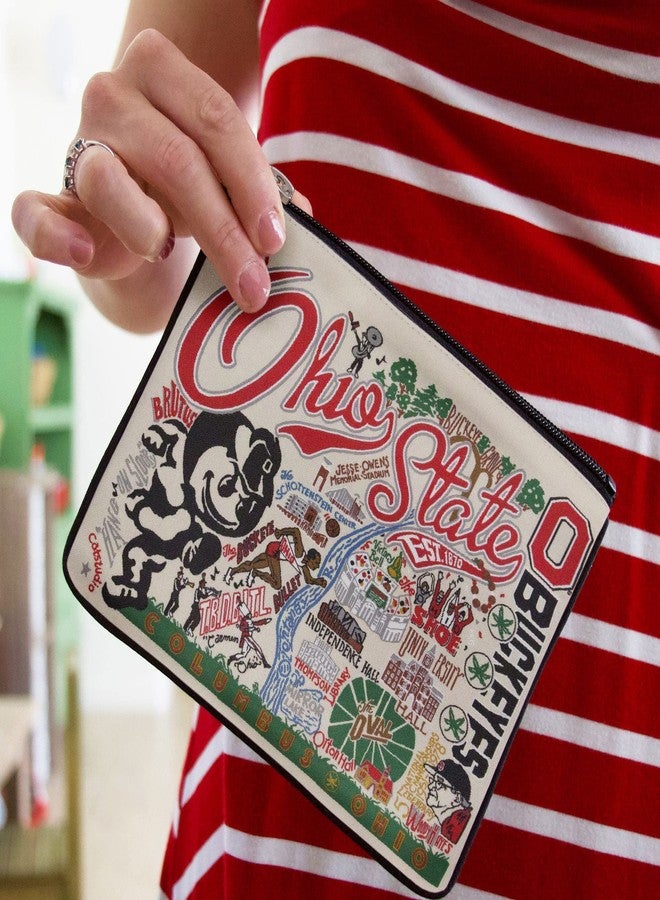 catstudio Ohio State University Collegiate Zipper Pouch Purse | Holds Your Phone, Coins, Pencils, Makeup, Dog Treats, & Tech Tools - Image 3