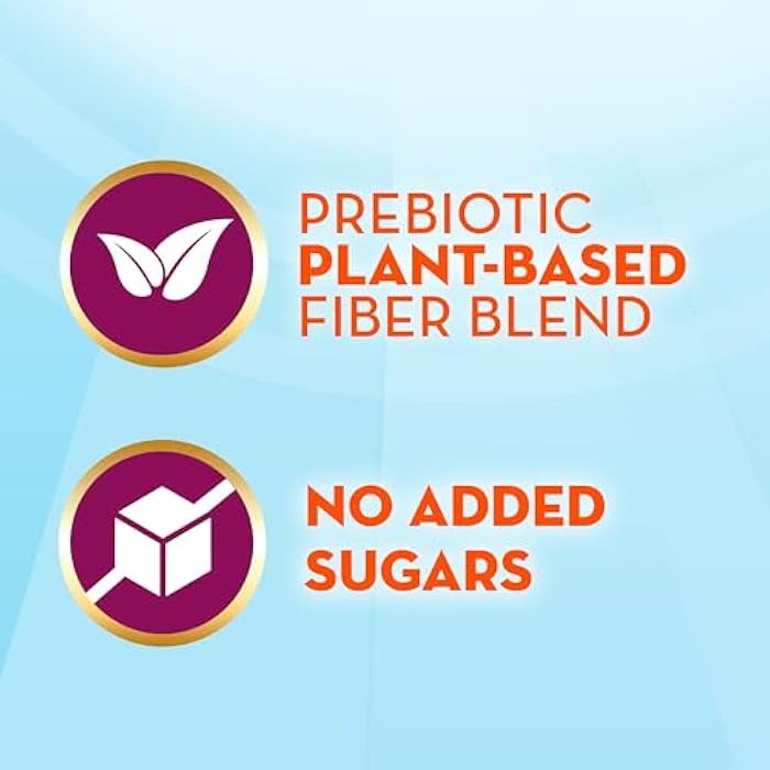 Metamucil Fiber Supplement, Unflavored Clear Mixing Powder, No Grit, No Sugar Added, Plant Based Prebiotic Fiber Supplement Blend for Daily Digestive Health, 75 teaspoons - Image 5