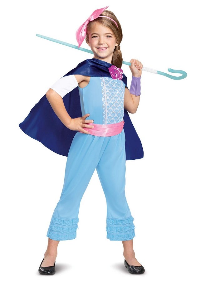 Disguise Disguise Disney Pixar Bo Peep Toy Story 4 Classic Girls' Costume, Blue  - Image 3