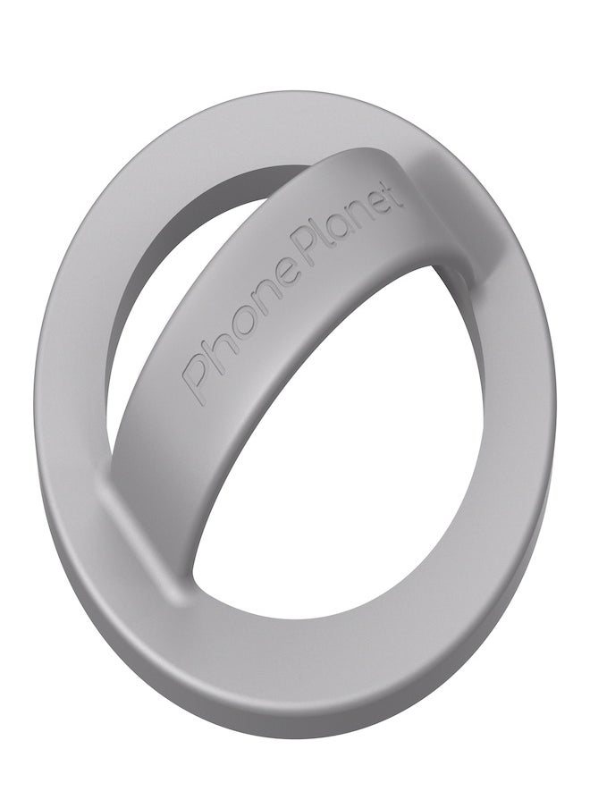 Phone Planet - iPhone grip with strong magnets compatible with MagSafe Grey - Image 1