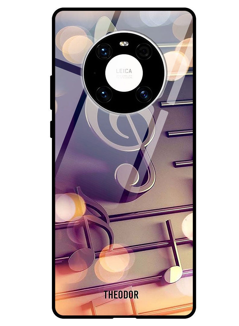 Theodor Protective Tempered Glass Case Cover HUAWEI MATE 40 5G  Music Nodes - Image 1