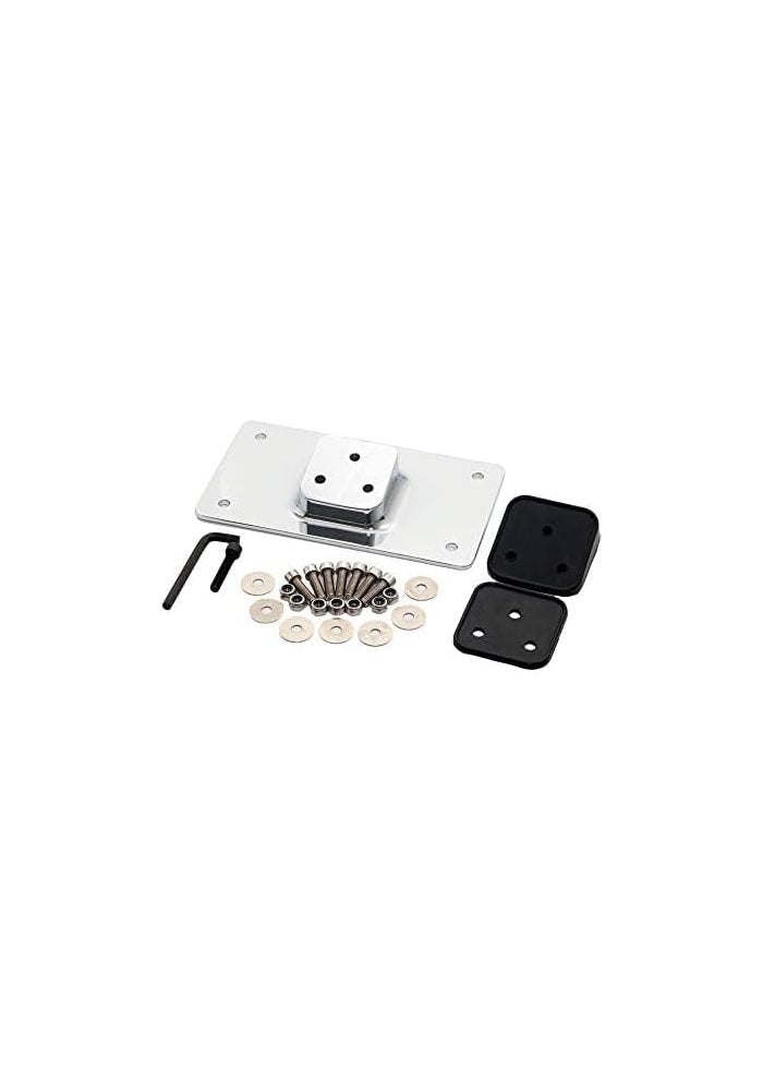 XMMT Chrome Laydown License Plate Mounting Bracket - Image 2