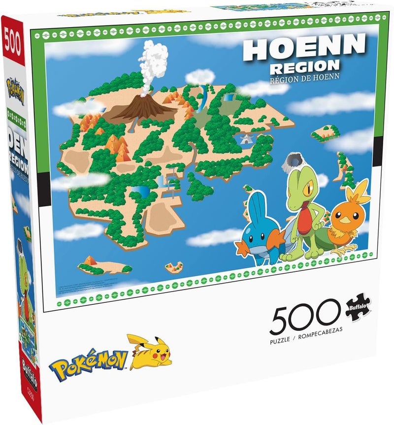 Buffalo Games Pokemon Hoenn Region 500 Piece Jigsaw Puzzle for Adults Challenging Puzzle Perfect for Game Nights Finished Size is 2125 x 1500 - Image 4