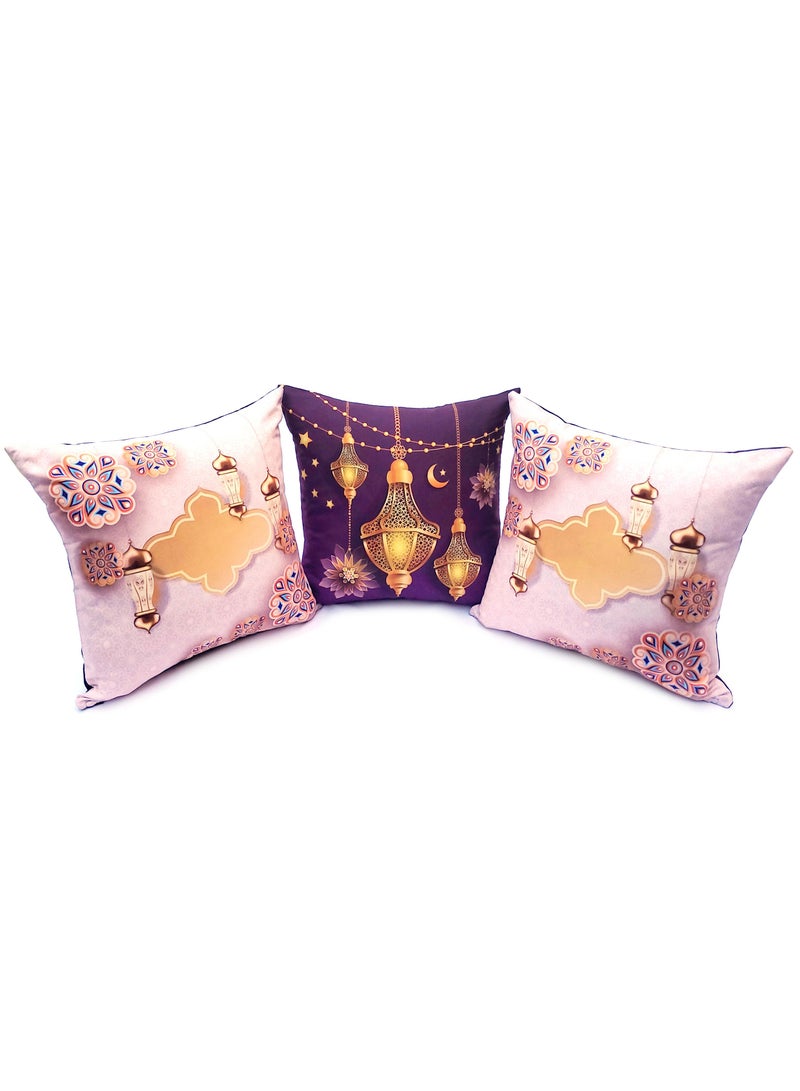 Alwan Set of 3 Ramadan Kareem Cushion Covers - Image 1