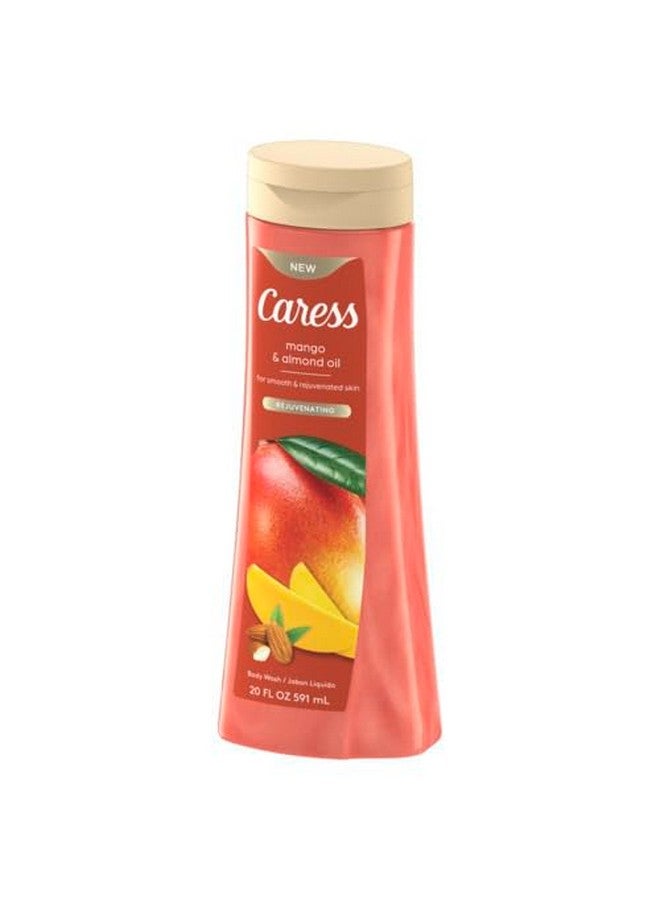 Caress Body Wash Mango & Almond Oil For Smooth And Rejuvenated Skin Body Soap 20 Fl Oz Pack Of 4 - Image 2