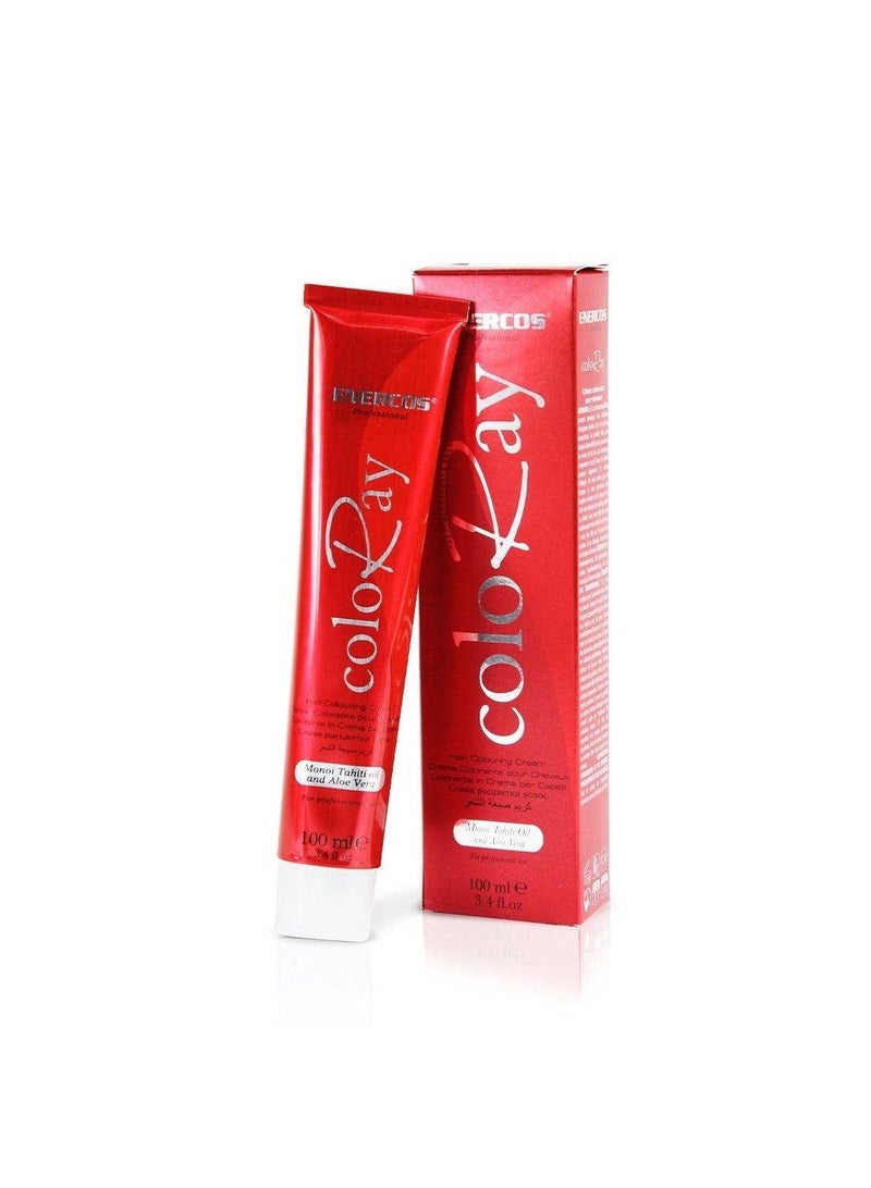 ENERCOS Coloray Hair Color 8/111 Extra Intensive Ash Light Blonde 100ml - Image 1