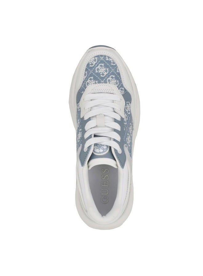 Guess Women's SAMRA Sneaker, Blue/White 420, 9.5 - Image 2