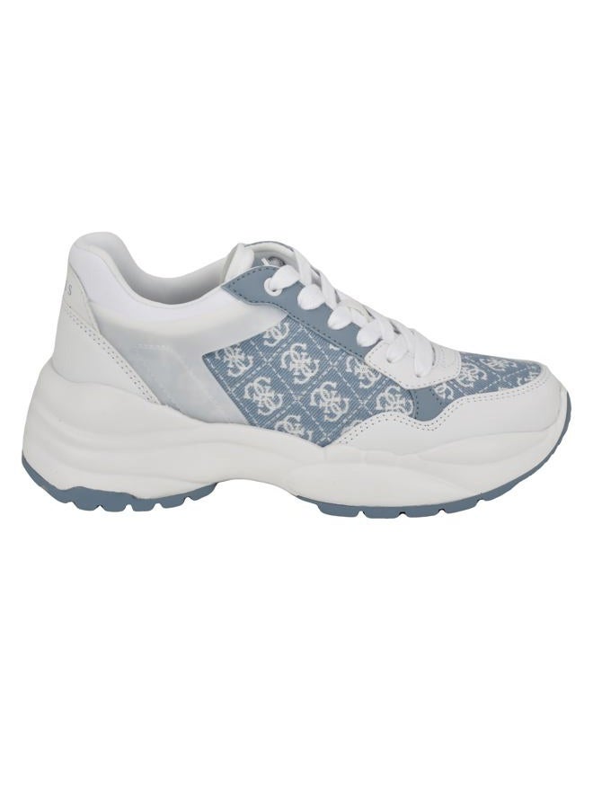 Guess Women's SAMRA Sneaker, Blue/White 420, 9.5 - Image 5